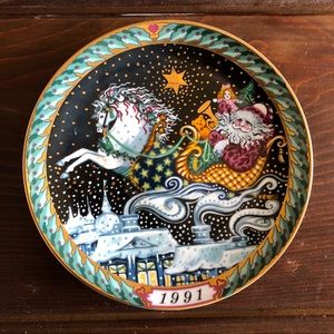 Santa Claus Plate Collection 1991-Bing & Grondahl